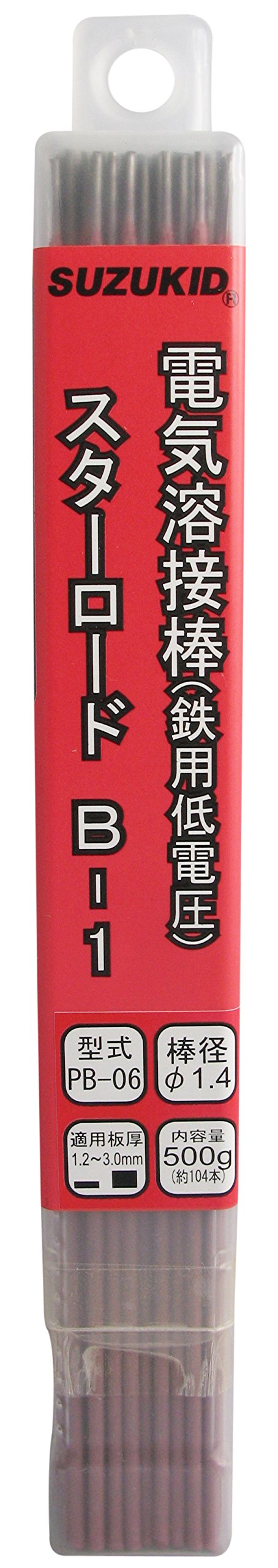 Amazon | SUZUKID スターロードB-1 低電圧軟鋼用溶接棒 1.4φ*230mm